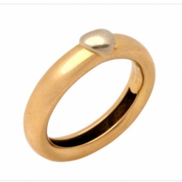 18K Tiffany & Co. Puffy Heart Yellow Gold Ring Tiffany & Co. Just to Say I LOVE - Picture 5 of 5